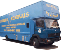 fullers removals van 2